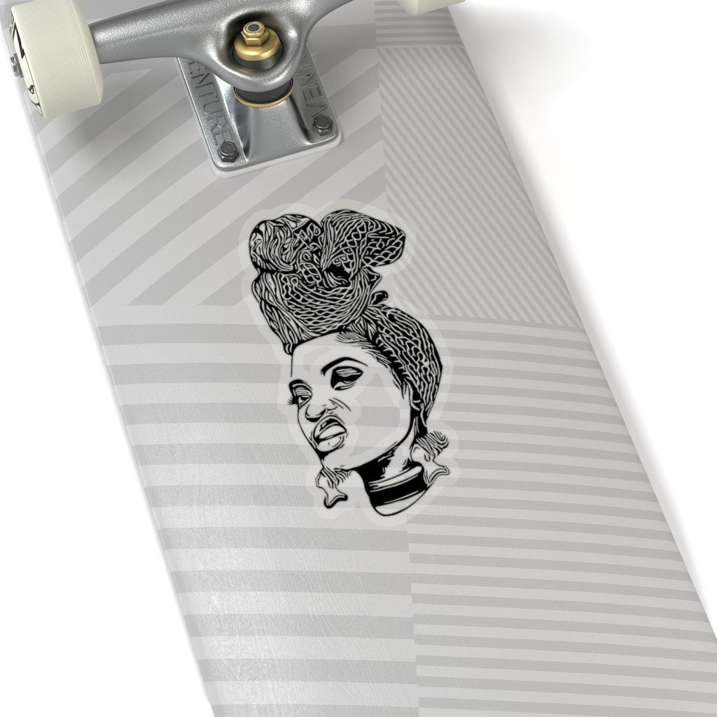 Black Girl Attitude Sticker - The Trini Gee