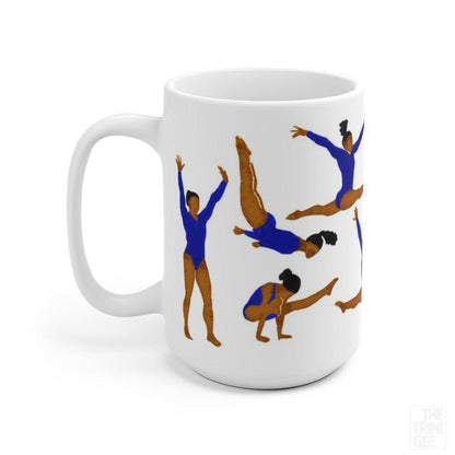 Black Girl Gymnast Mug - The Trini Gee