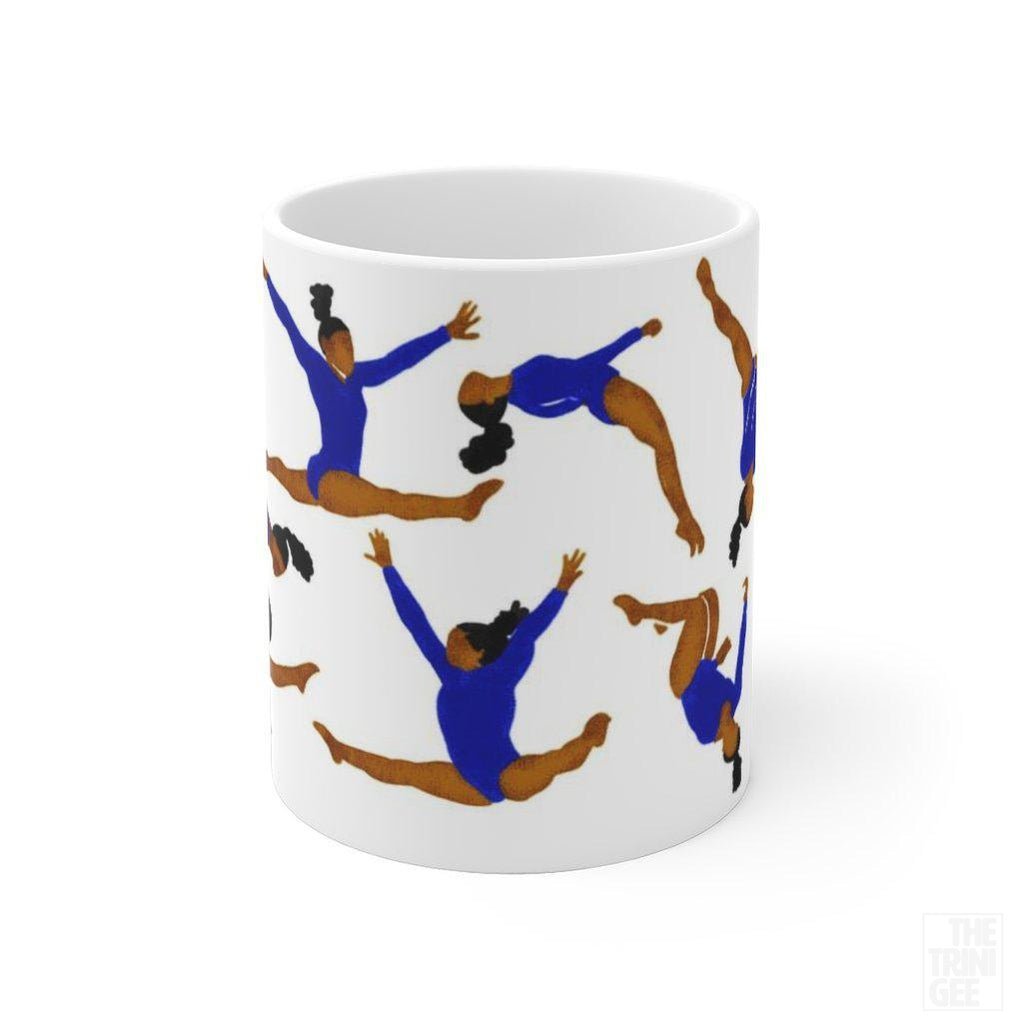 Black Girl Gymnast Mug - The Trini Gee