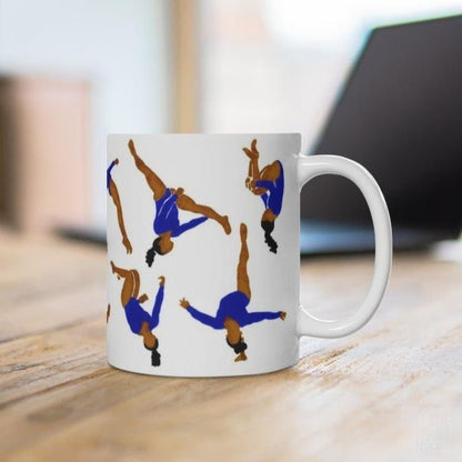 Black Girl Gymnast Mug - The Trini Gee
