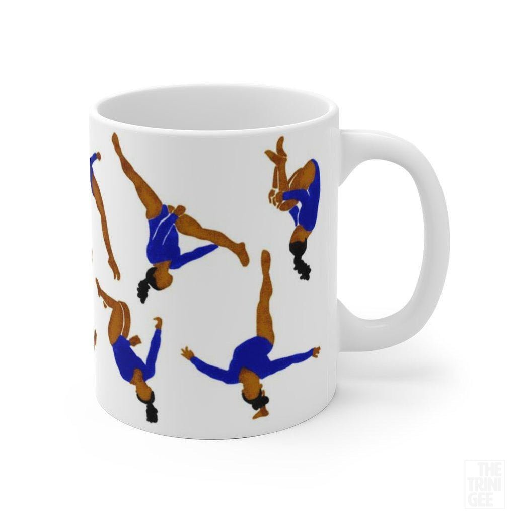 Black Girl Gymnast Mug - The Trini Gee