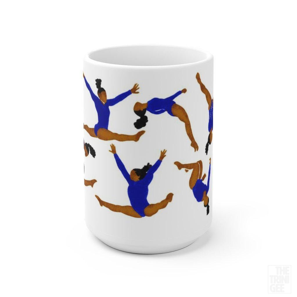 Black Girl Gymnast Mug - The Trini Gee