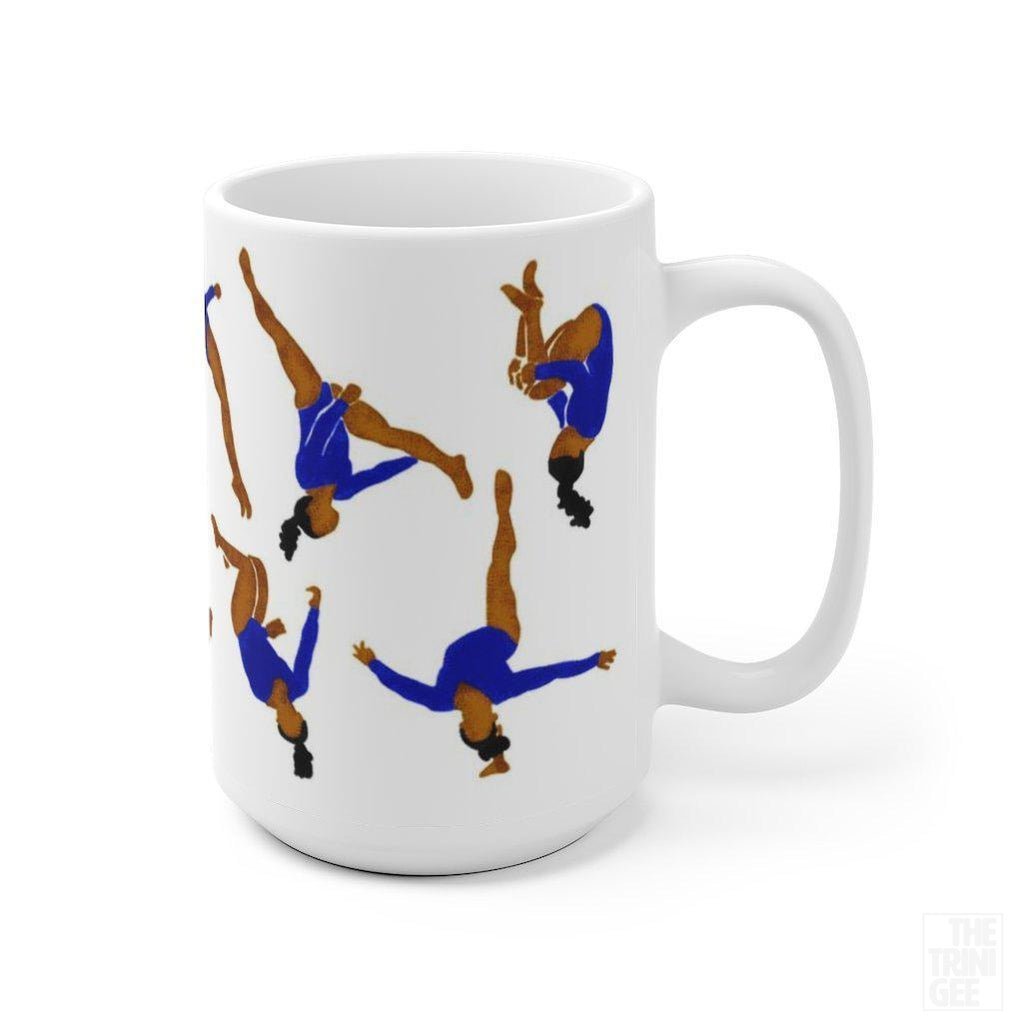 Black Girl Gymnast Mug - The Trini Gee