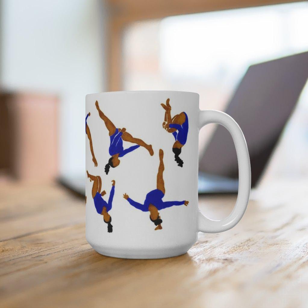 Black Girl Gymnast Mug - The Trini Gee