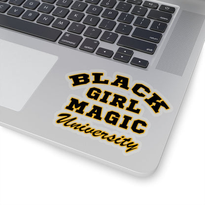 Black Girl Magic University Sticker - The Trini Gee