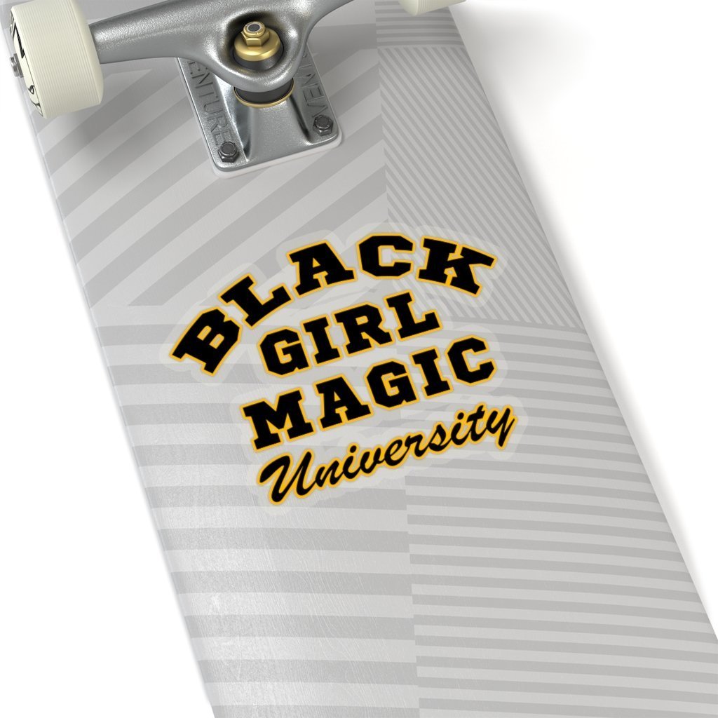 Black Girl Magic University Sticker - The Trini Gee