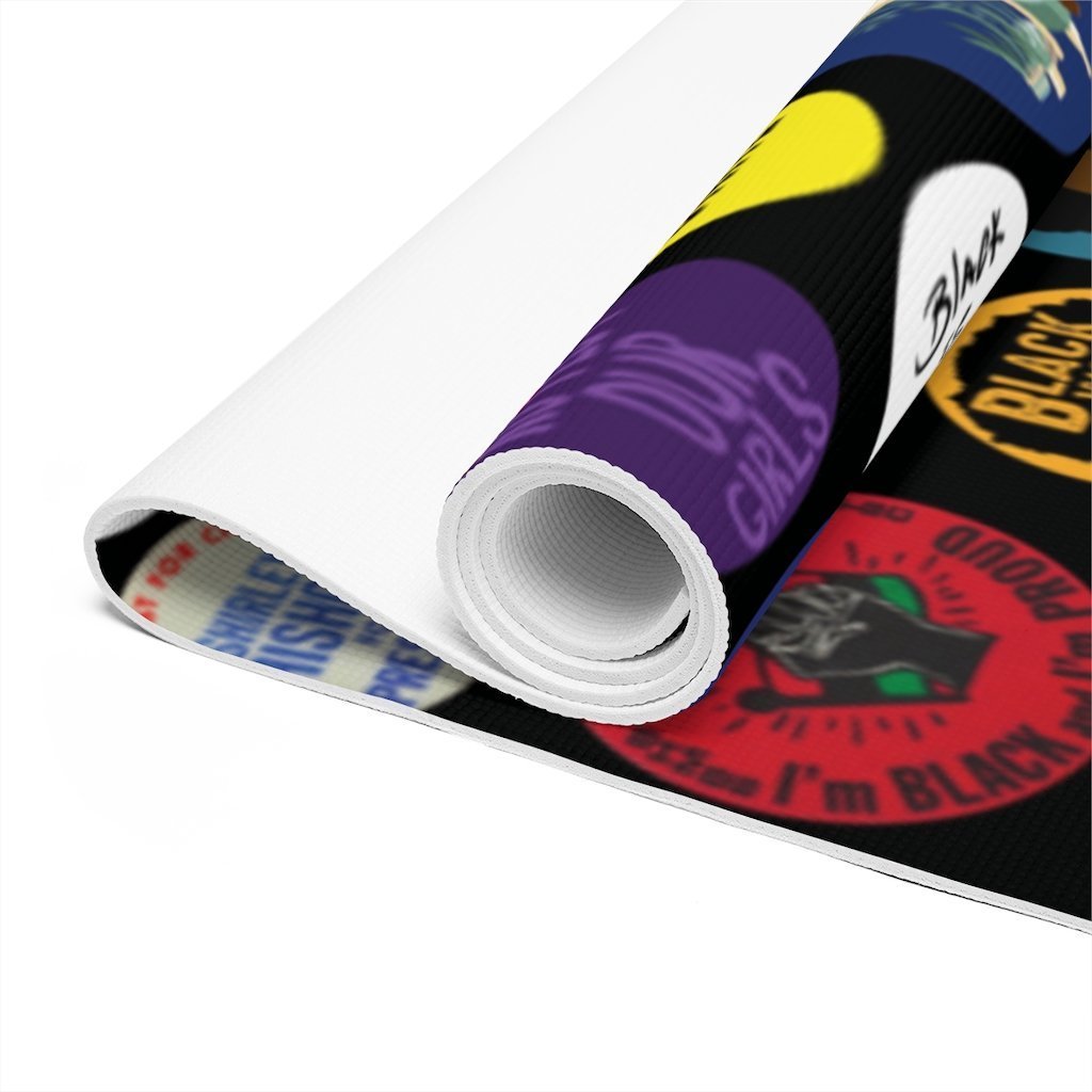 Black Girl Magic Yoga Mat - The Trini Gee