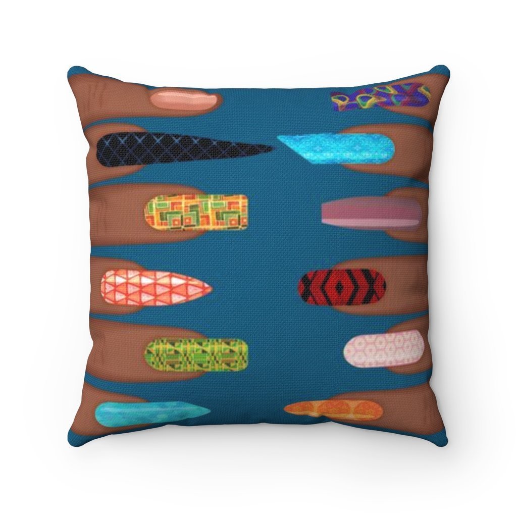 Black Girl Nails Pillow - The Trini Gee