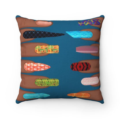 Black Girl Nails Pillow - The Trini Gee