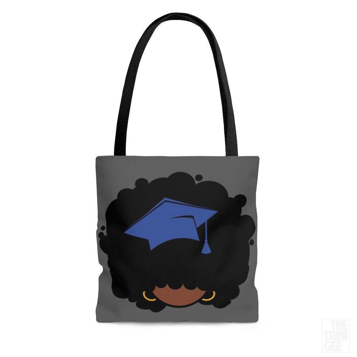 Black Graduate Tote Bag - The Trini Gee