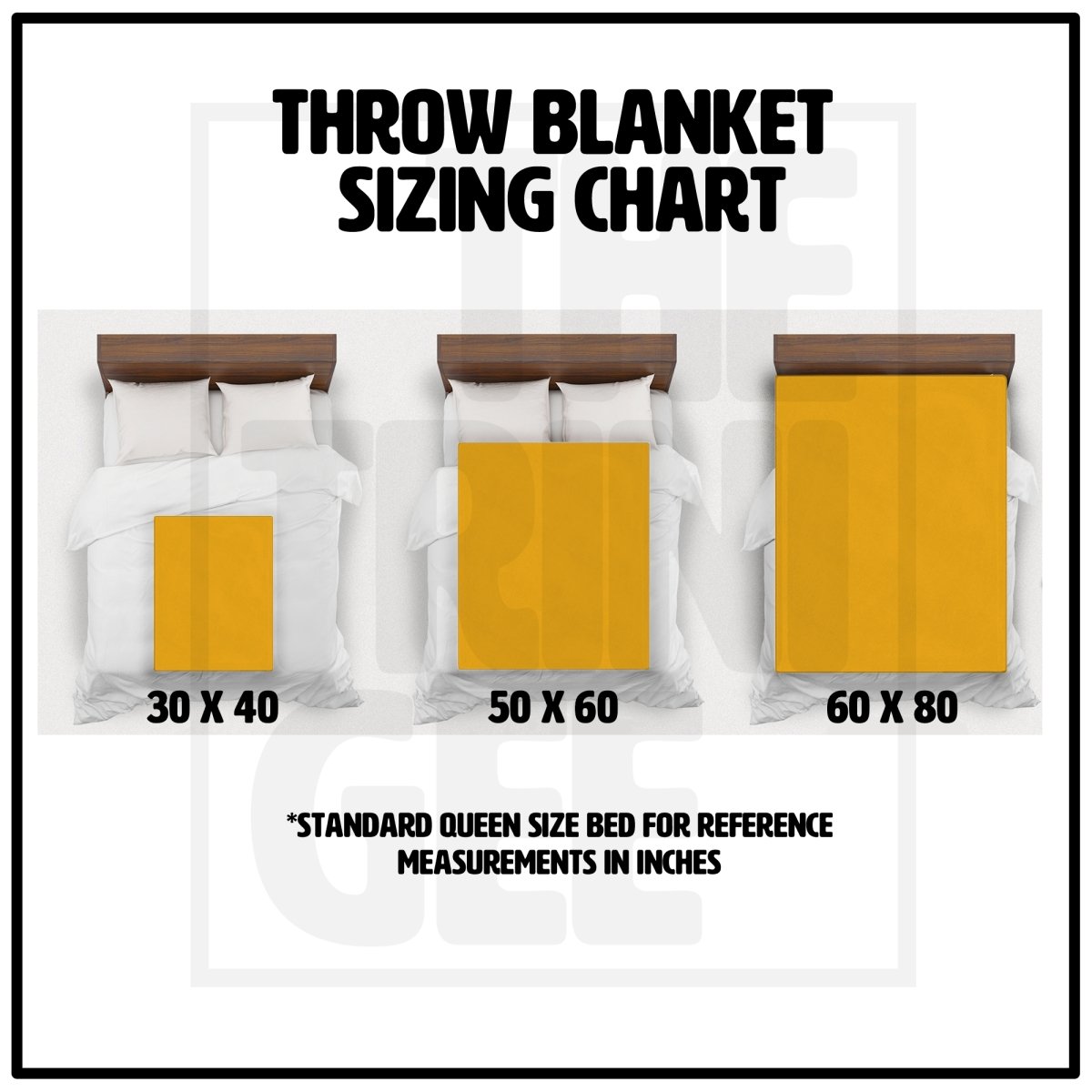 How big is online an average throw blanket