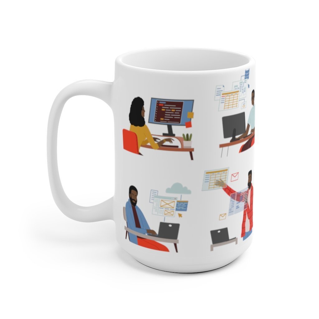 Black in Tech Mug - The Trini Gee