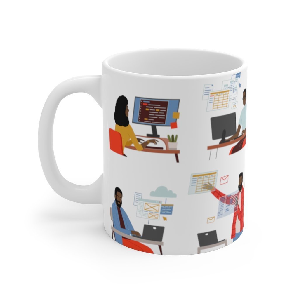 Black in Tech Mug - The Trini Gee