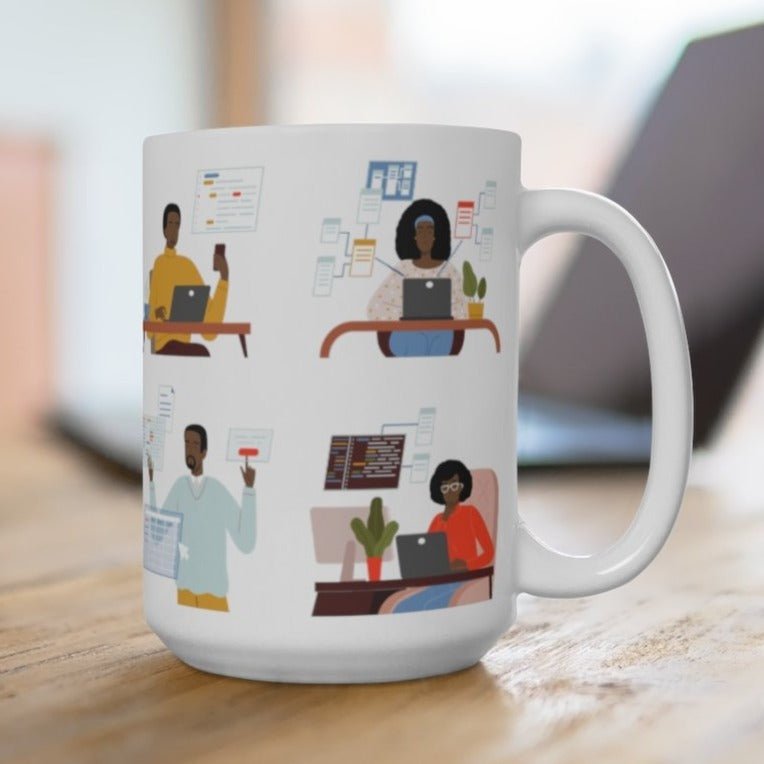 Black in Tech Mug - The Trini Gee