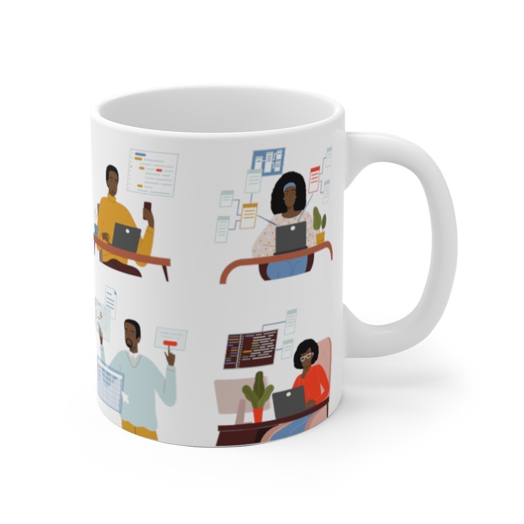 Black in Tech Mug - The Trini Gee