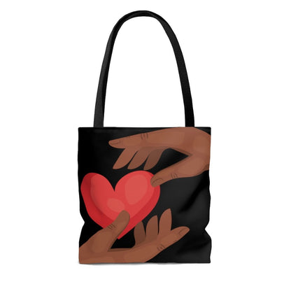 Black Love Tote Bag - The Trini Gee