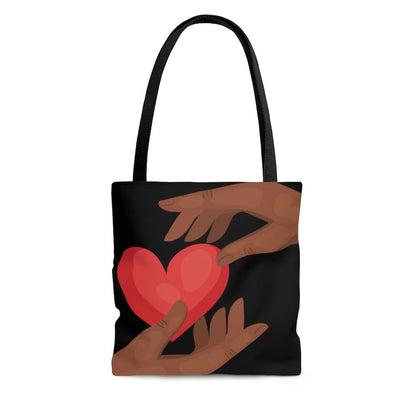 Black Love Tote Bag - The Trini Gee