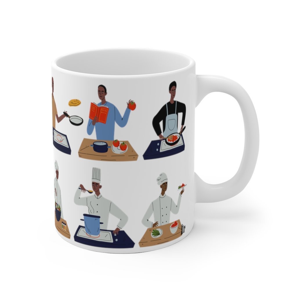 Black Male Chefs Mug - The Trini Gee