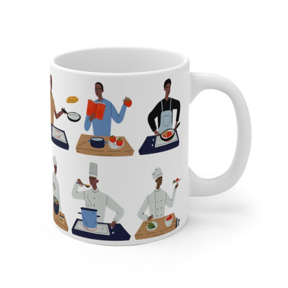 Black Male Chefs Mug - The Trini Gee