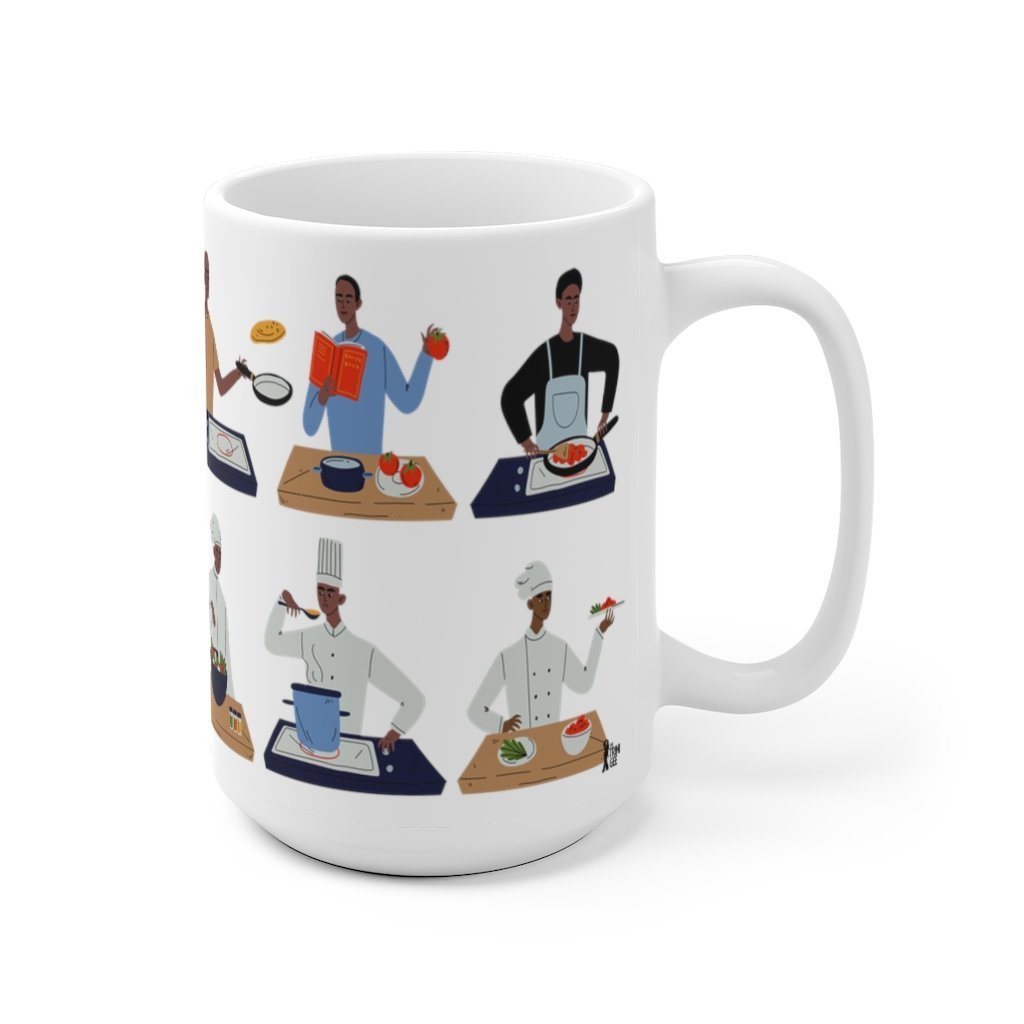 Black Male Chefs Mug - The Trini Gee