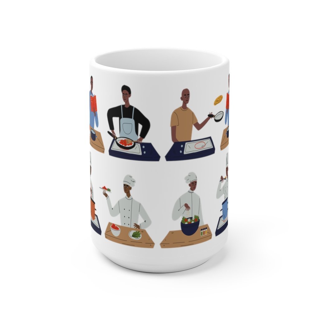 Black Male Chefs Mug - The Trini Gee