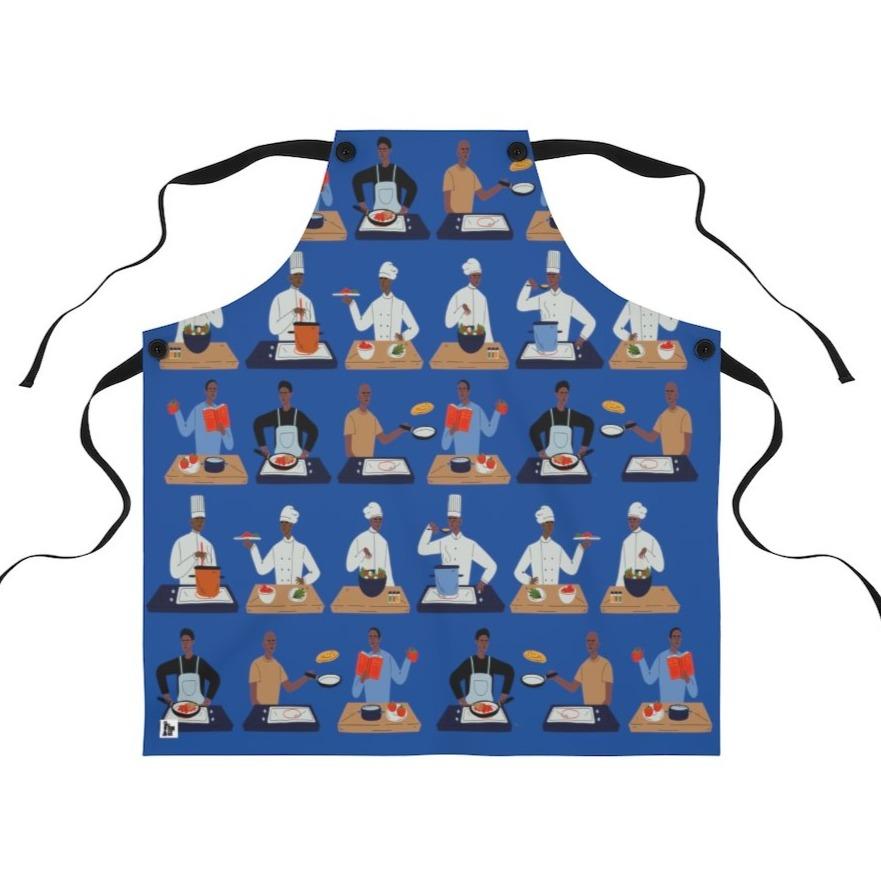 Black Men Cook Apron - The Trini Gee