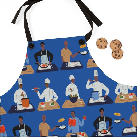 Black Men Cook Apron - The Trini Gee