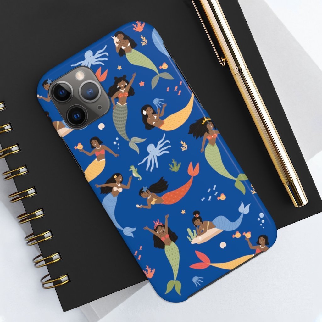 Black Mermaids Phone Case - The Trini Gee