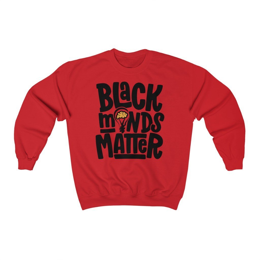 Black Minds Matter Sweatshirt - The Trini Gee