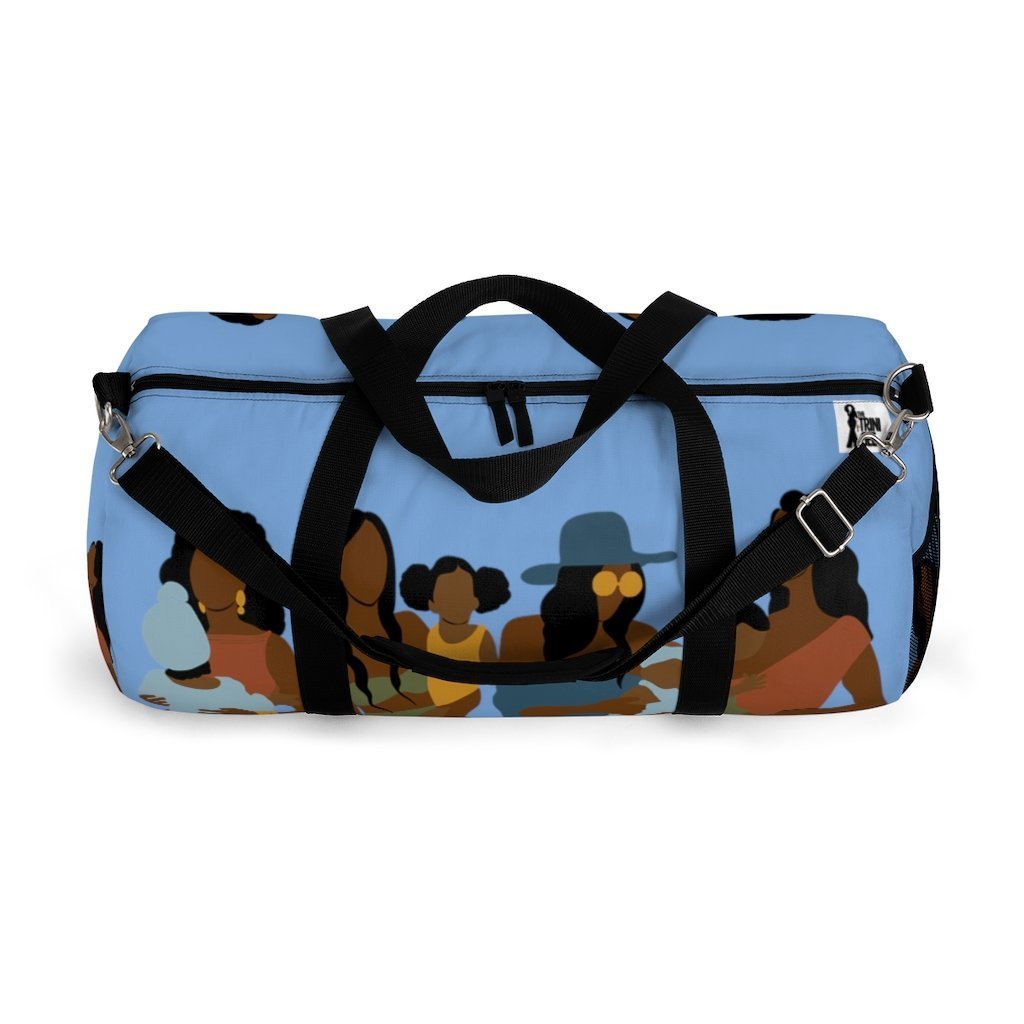 Black Motherhood Duffel Bag - The Trini Gee