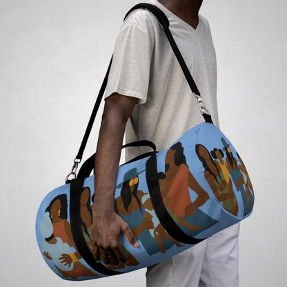 Black Motherhood Duffel Bag - The Trini Gee