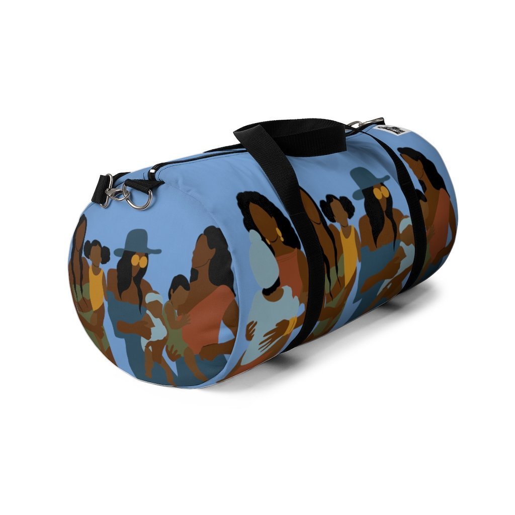Black Motherhood Duffel Bag - The Trini Gee