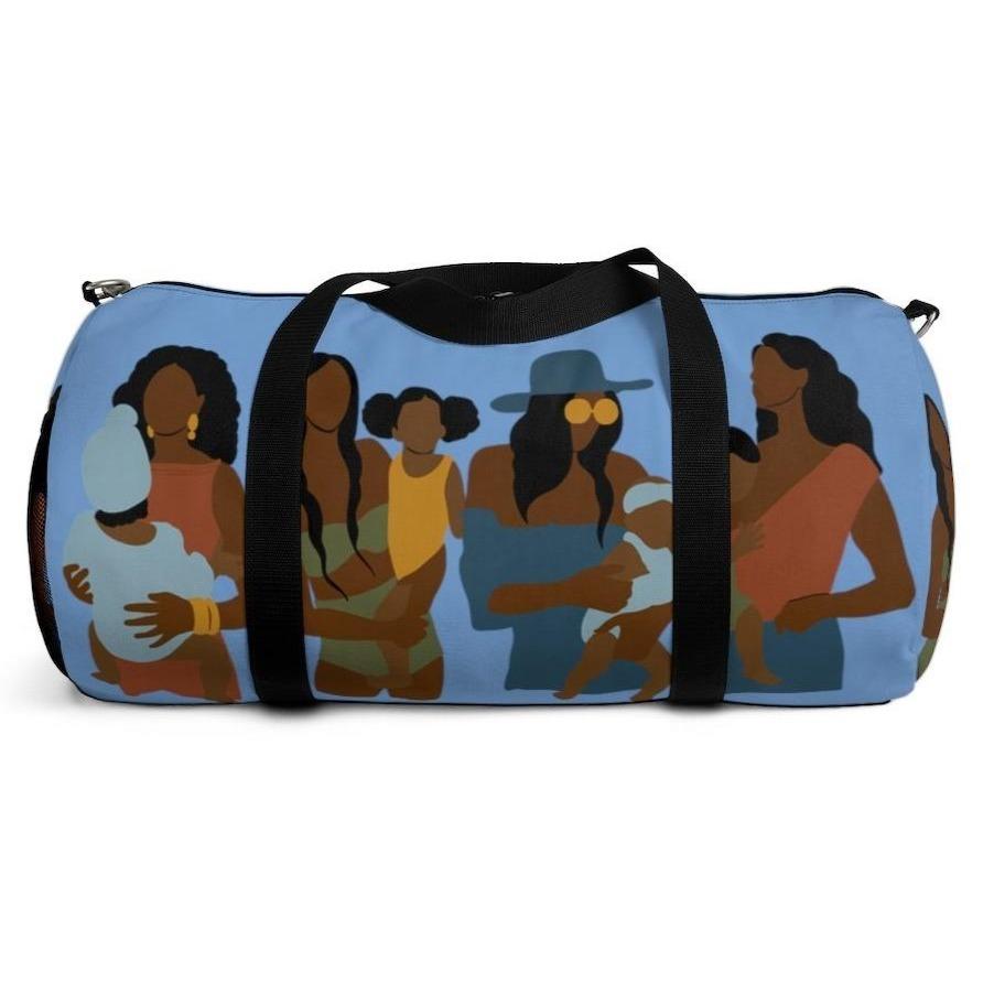 Black Motherhood Duffel Bag - The Trini Gee