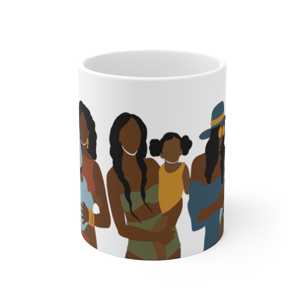 Black Motherhood Mug - The Trini Gee