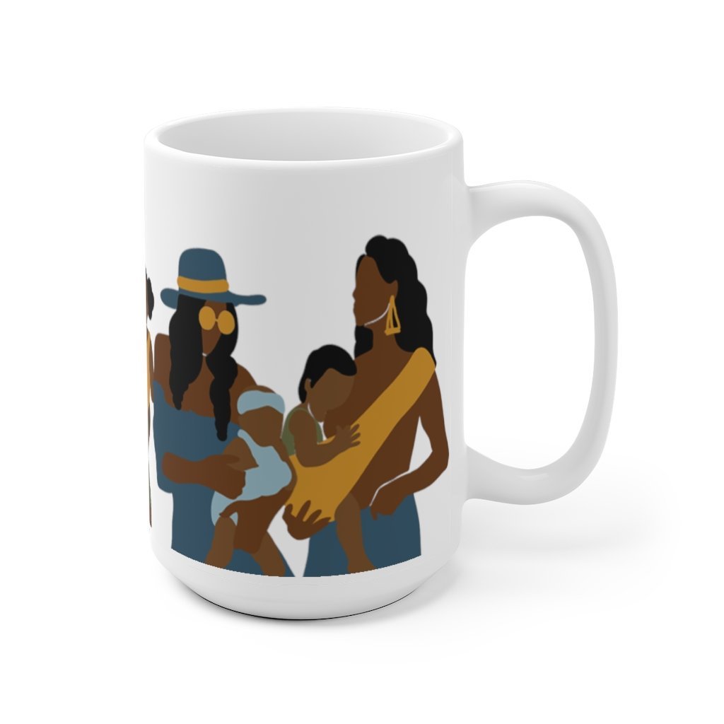 Black Motherhood Mug - The Trini Gee