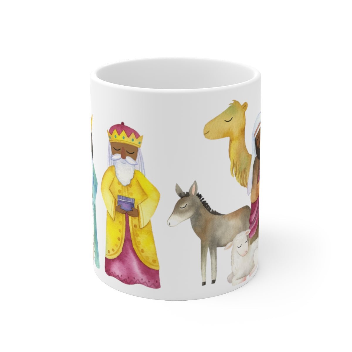 Black Nativity Scene Mug - The Trini Gee