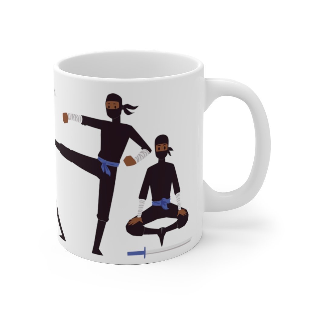 Black Ninja Mug - The Trini Gee