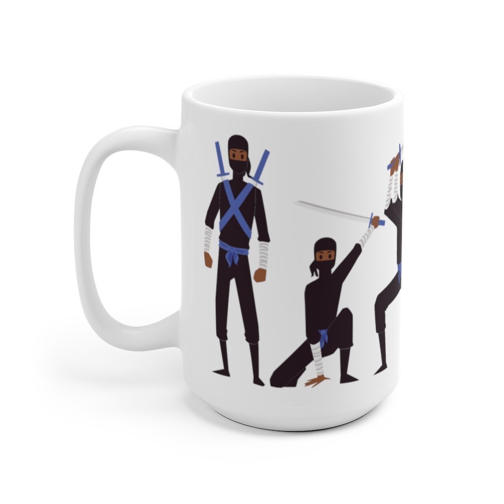 Black Ninja Mug - The Trini Gee