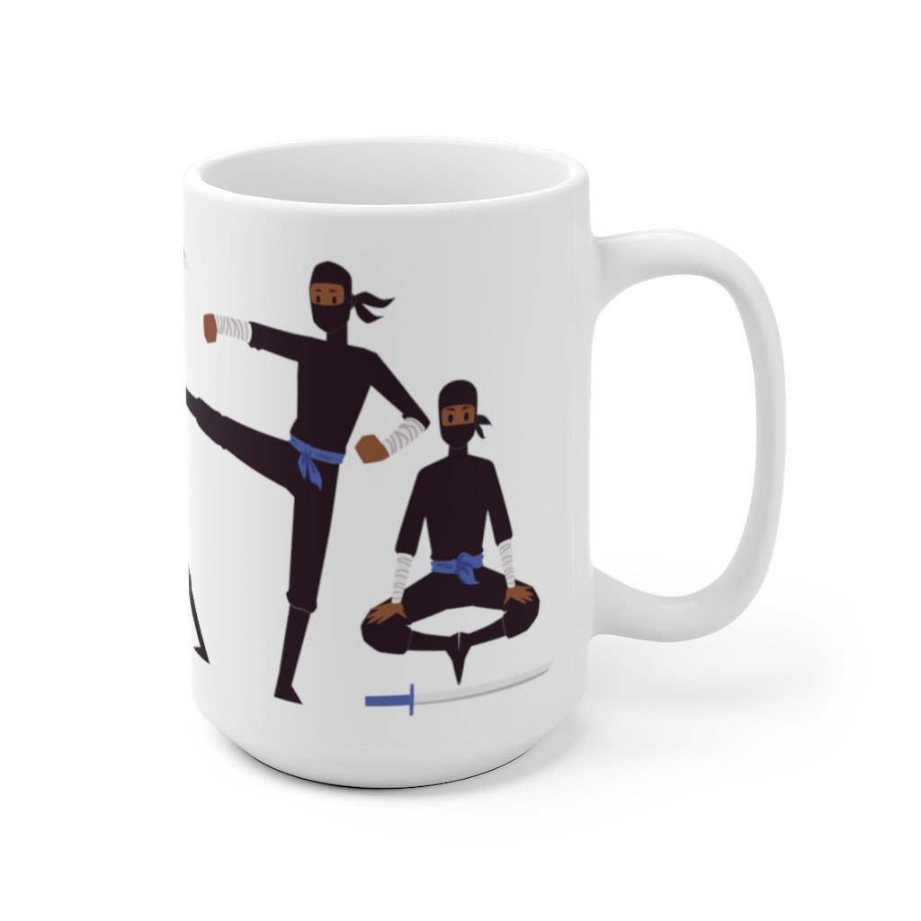 Black Ninja Mug - The Trini Gee