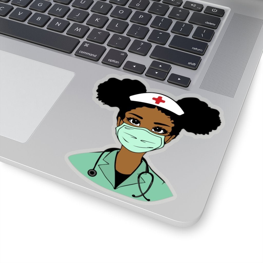 Black Nurse Stickers - The Trini Gee