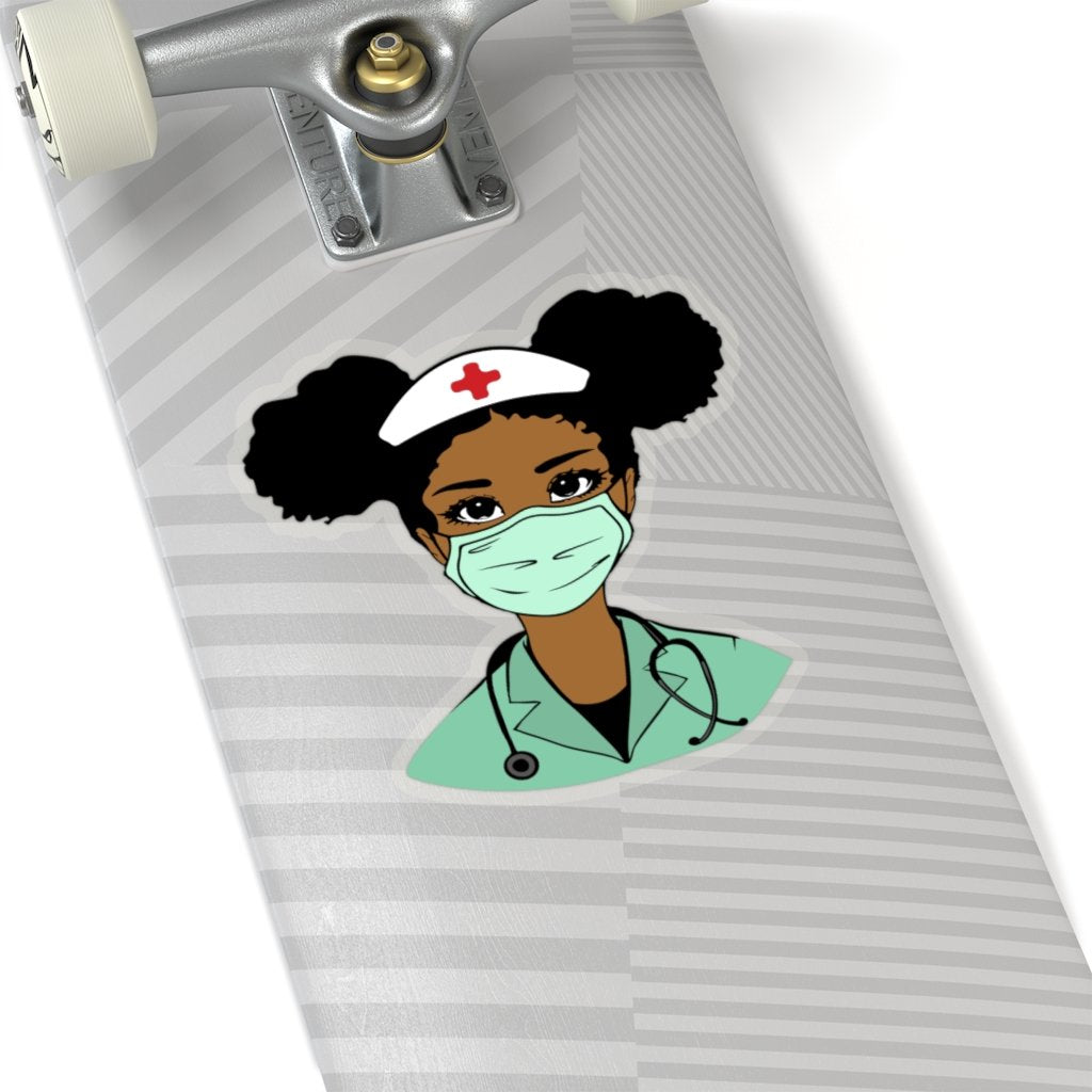 Black Nurse Stickers - The Trini Gee