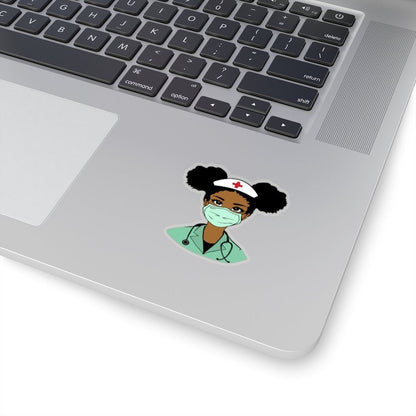 Black Nurse Stickers - The Trini Gee