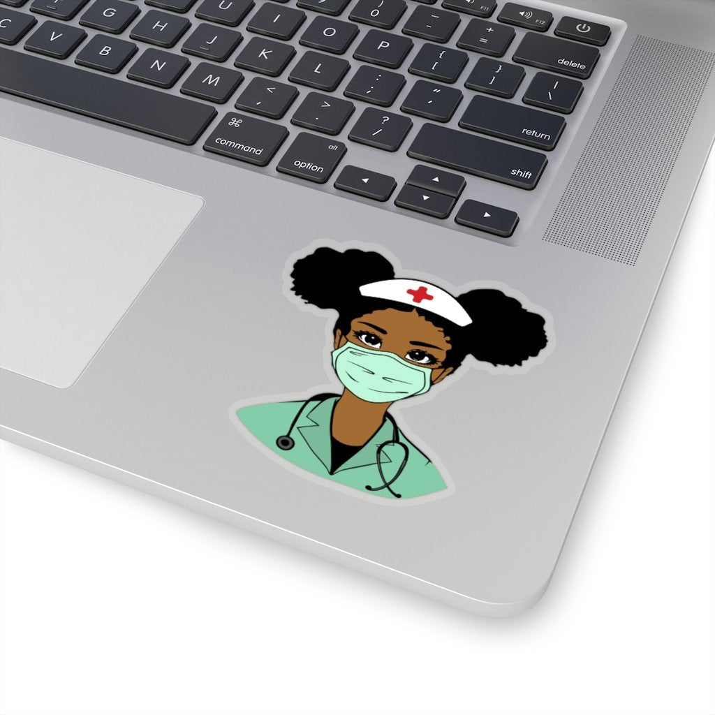 Black Nurse Stickers - The Trini Gee
