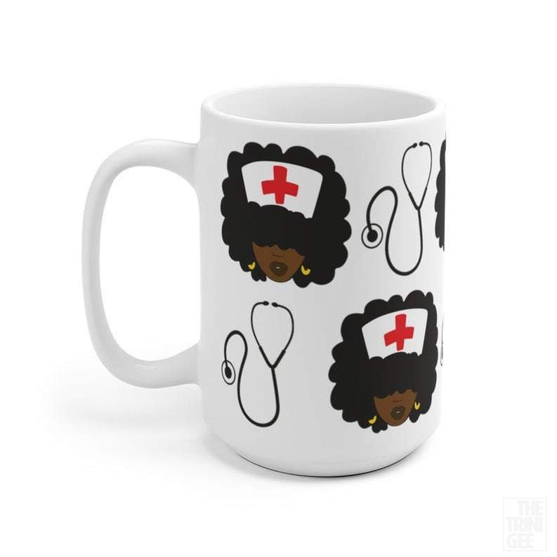 Black Nurses Mug - The Trini Gee