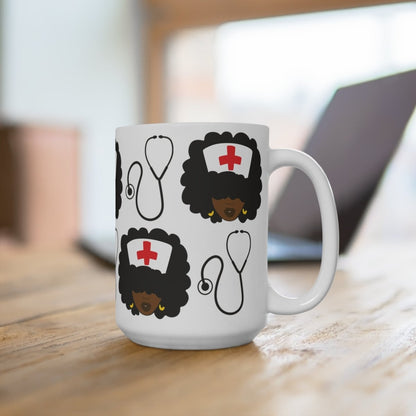Black Nurses Mug - The Trini Gee