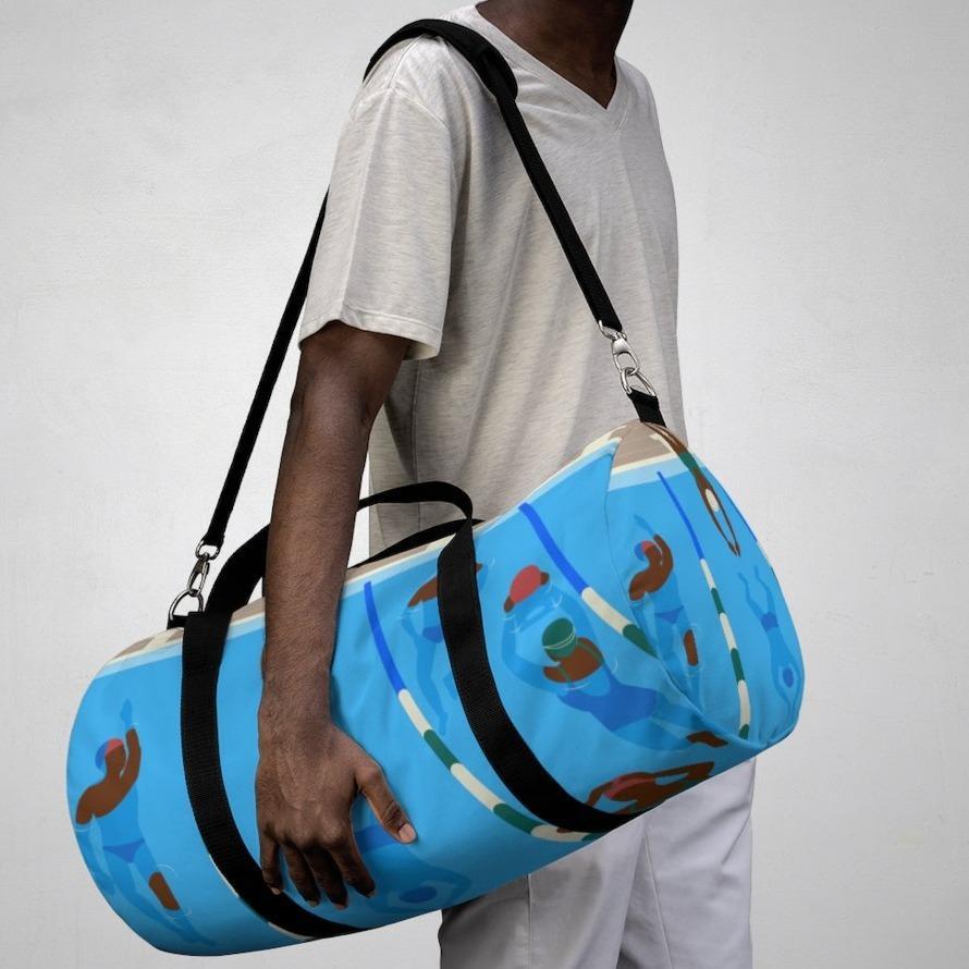 Black People Swim Duffel Bag - The Trini Gee