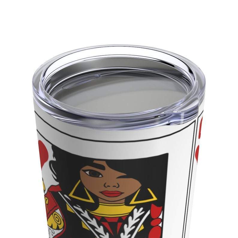 Black Queen 20oz Tumbler - The Trini Gee
