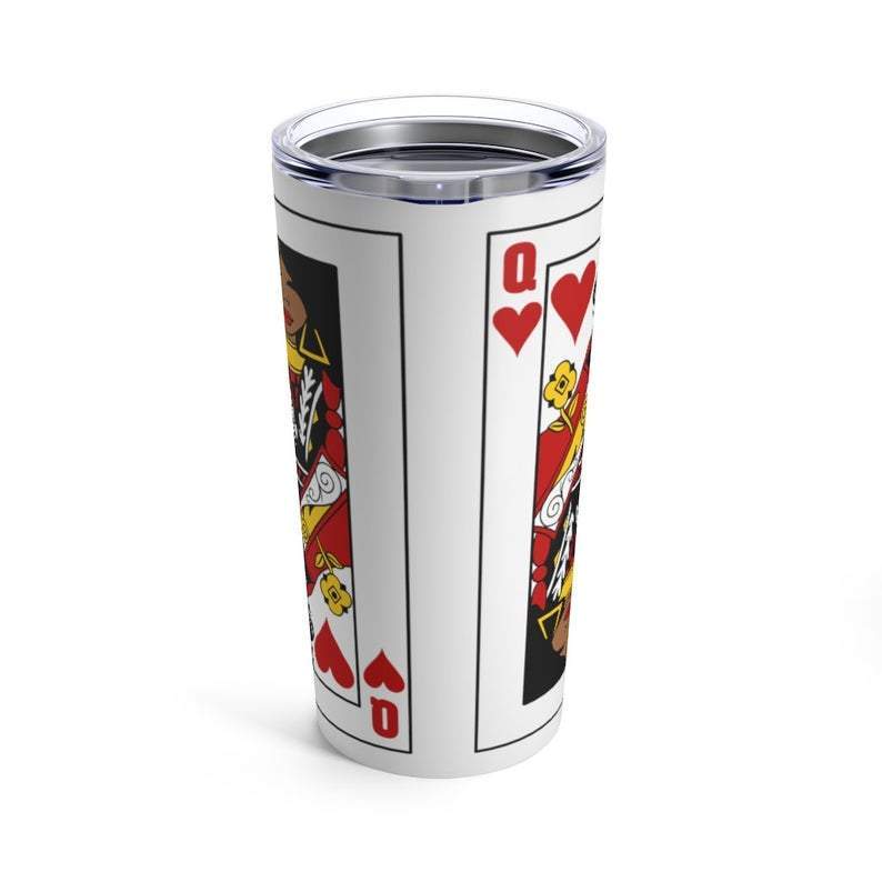Black Queen 20oz Tumbler - The Trini Gee