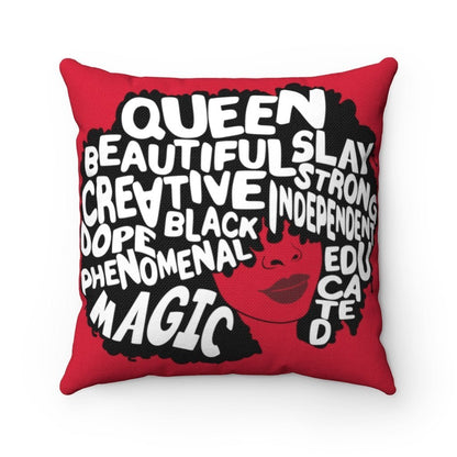 Black Queen Pillow - The Trini Gee
