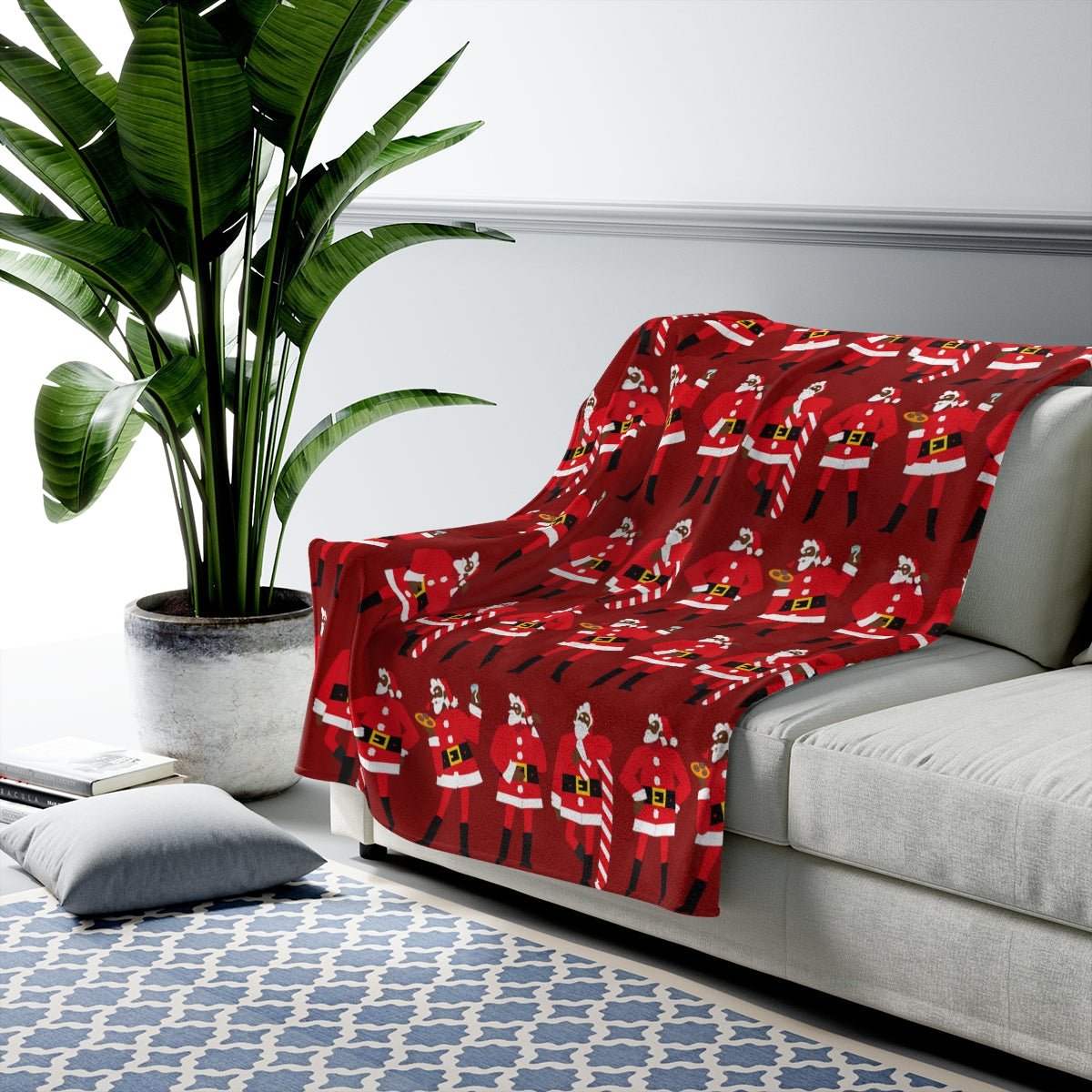 Santa outlet blanket